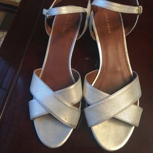 Silver sandals